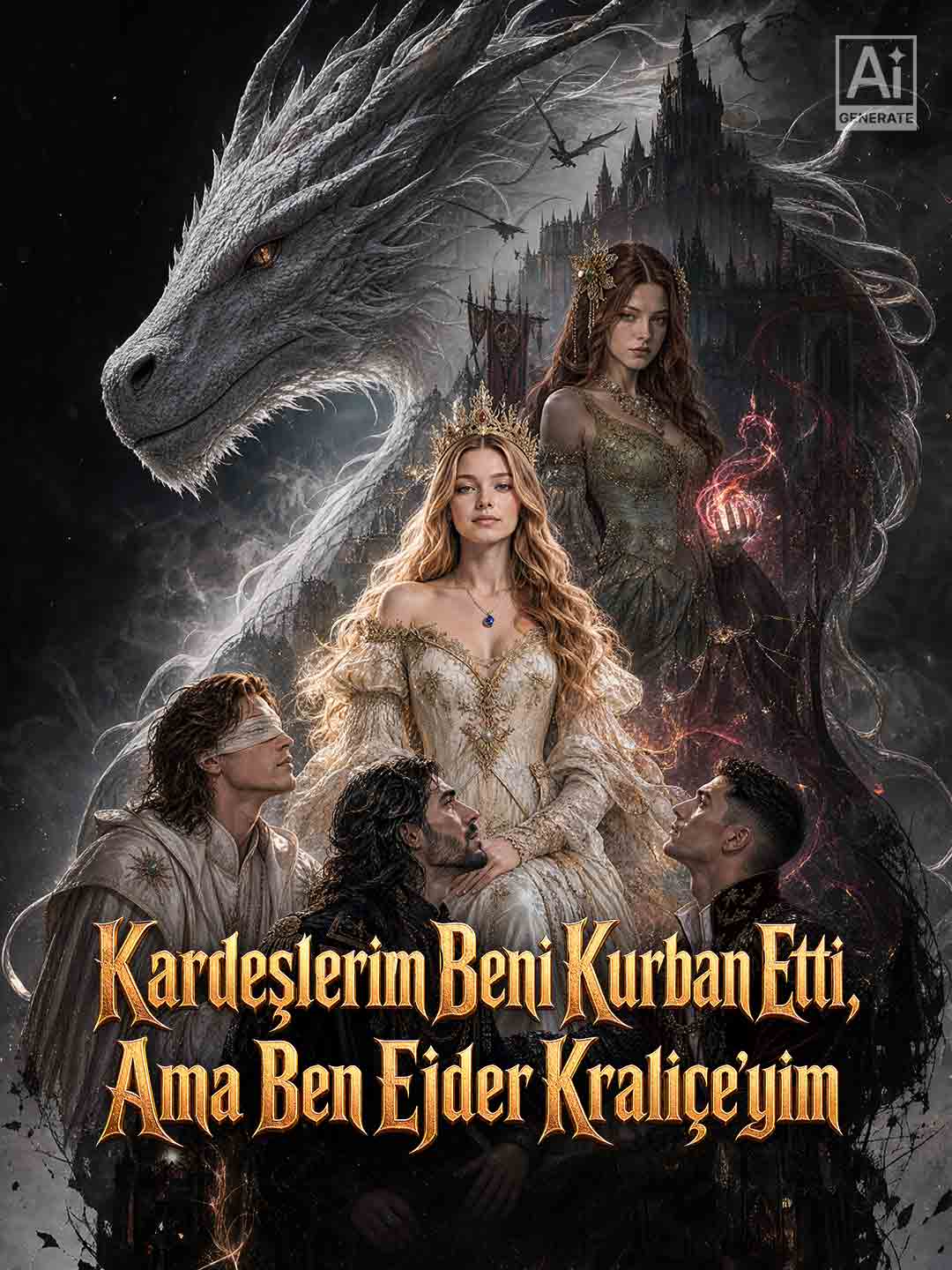 Kardeşlerim Beni Kurban Etti, Ama Ben Ejder Kraliçe'yim afişi